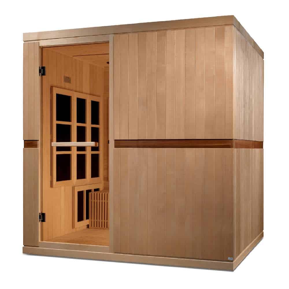 Golden Designs Catalonia 6-8 Person PureTech™ Ultra Low EMF FAR Infrared Sauna