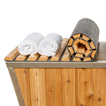 Dundalk Clear Cedar Roll-Up Cover