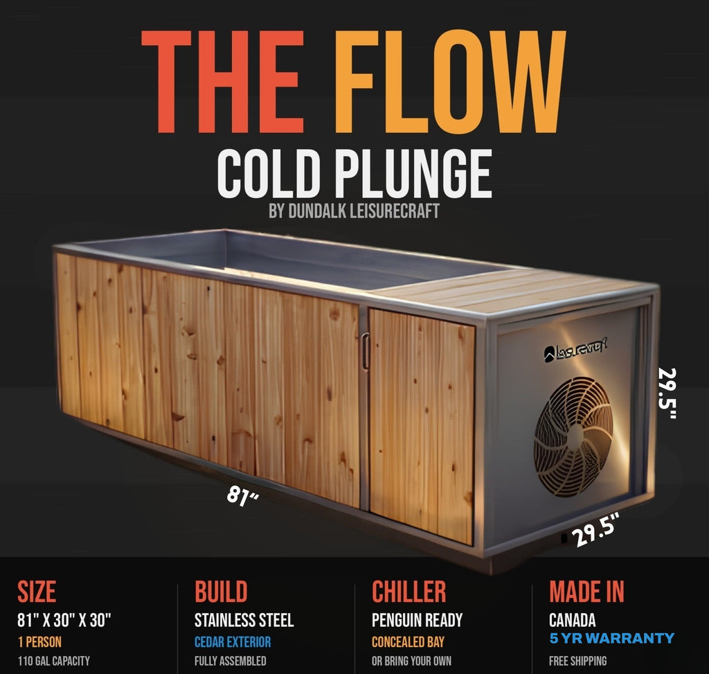 The Flow Cold Plunge by Dundalk Leisurecraft — specs, dimensions, 5-year warranty