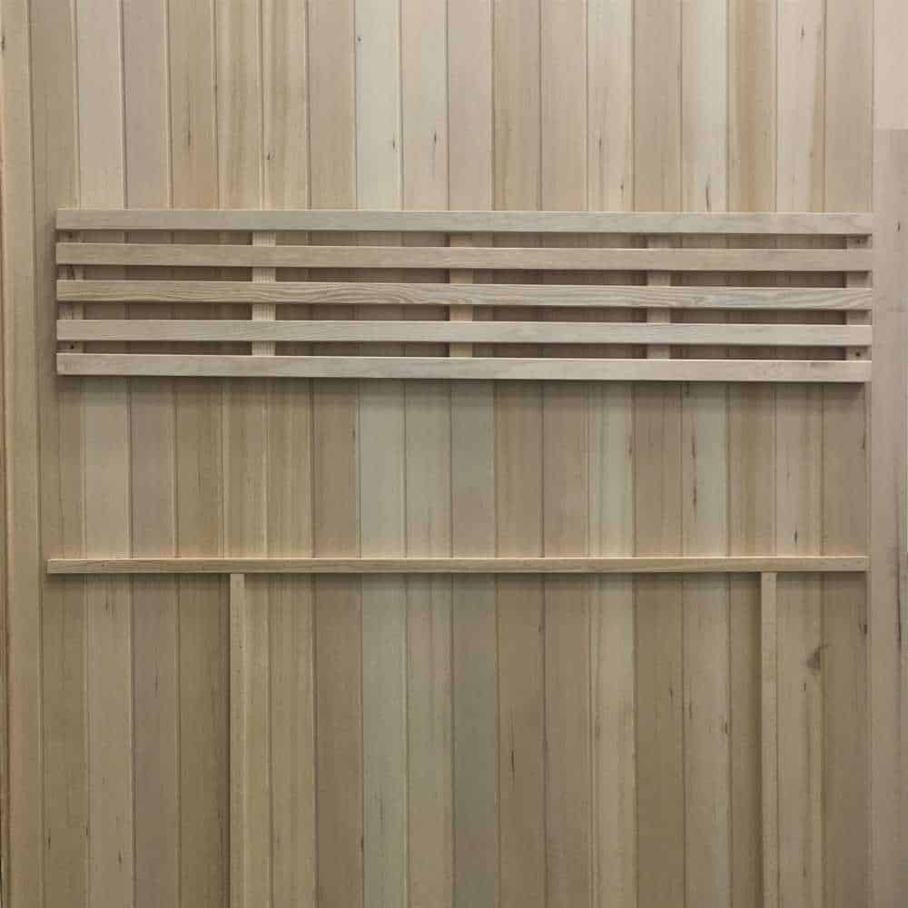 Aleko Canadian Hemlock Indoor 2-4 Person Corner Sauna - Image 5