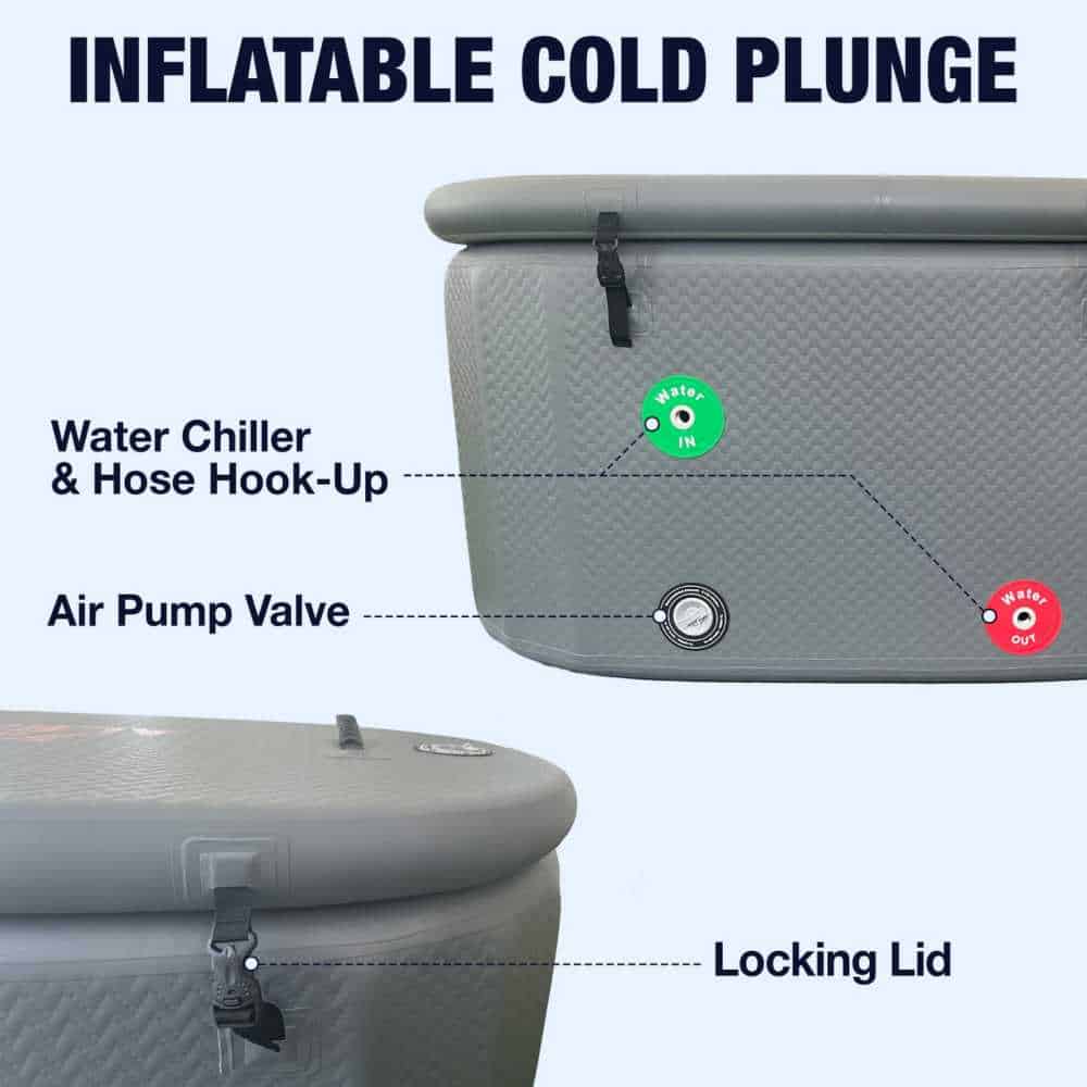 Aleko Ice Bath Cold Plunge Tub - Image 5