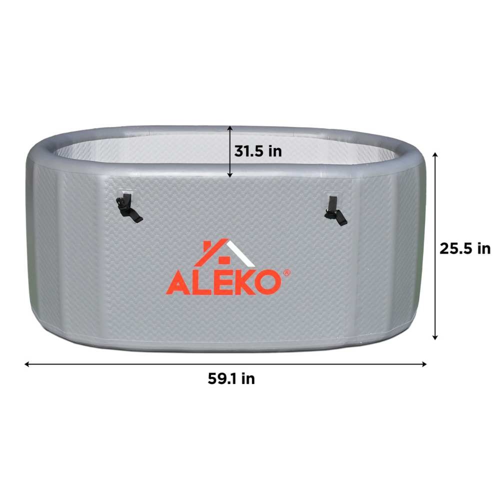 Aleko Ice Bath Cold Plunge Tub - Image 3
