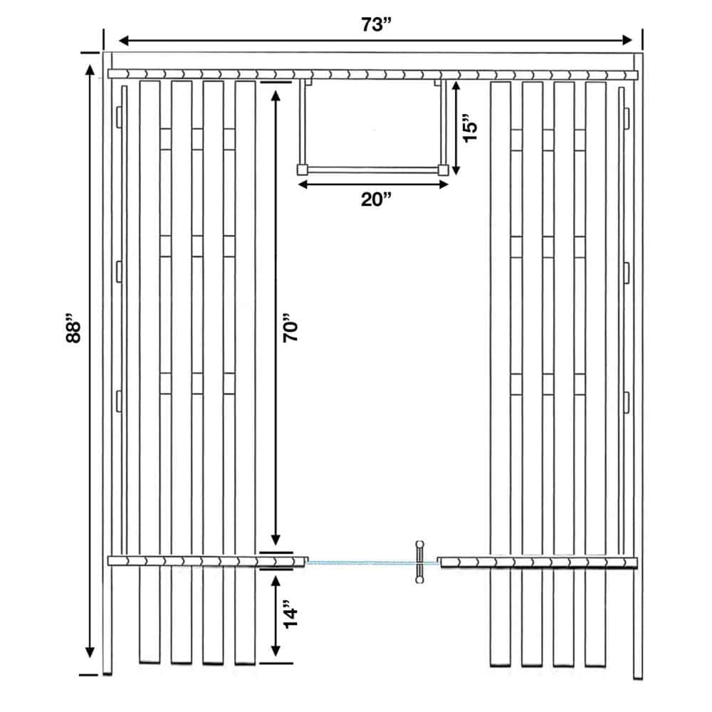 Aleko Rustic Cedar Barrel Sauna 4-6 Person - Porch Canopy - Bitumen Shingle Roofing (SB6CED-AP) - Image 11