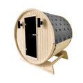 Aleko White Pine Barrel 3-4 Person Sauna - Bitumen Shingle Roofing (SB4PINE-AP)