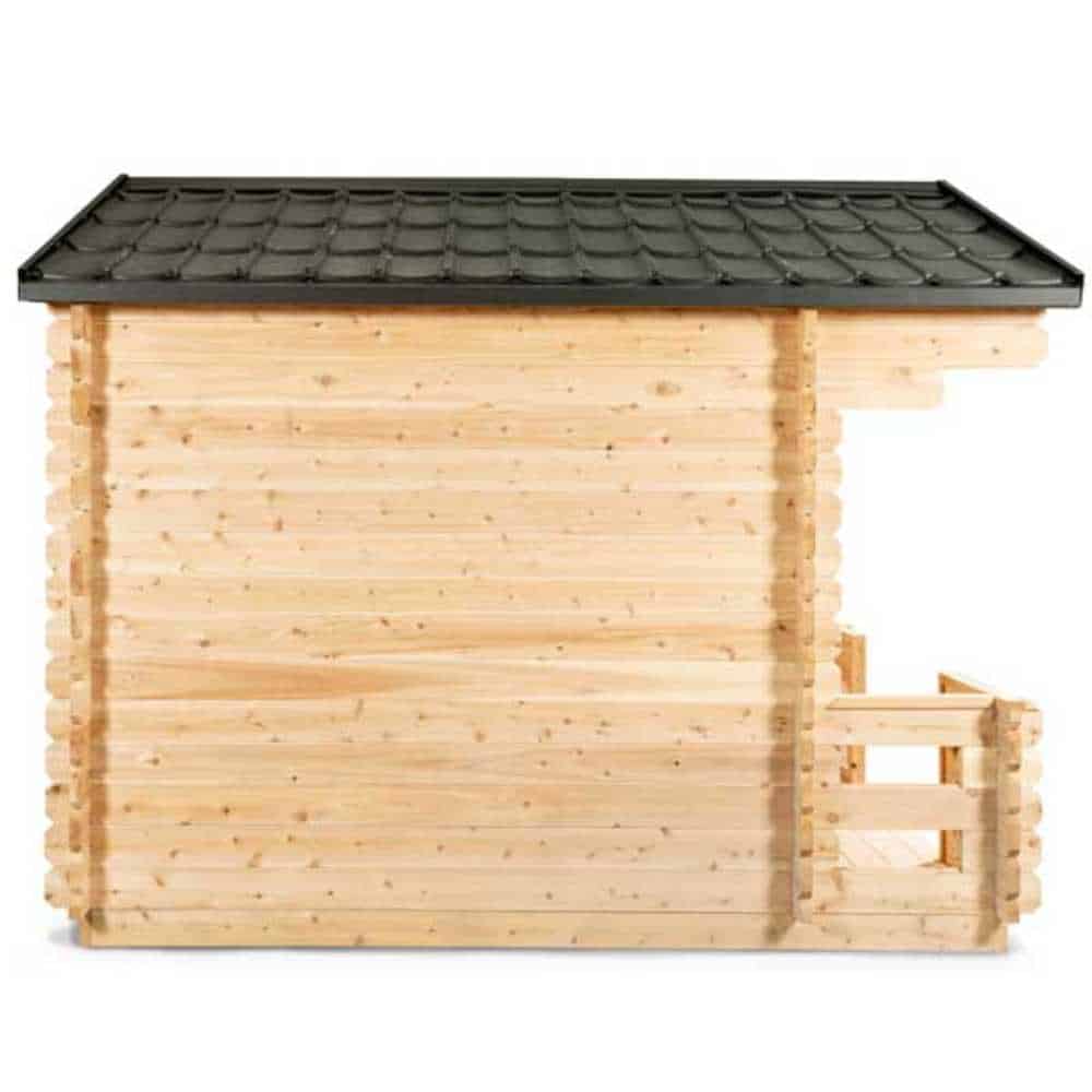 Dundalk CT Georgian Cabin Sauna with Porch | CTC88PW - Image 2