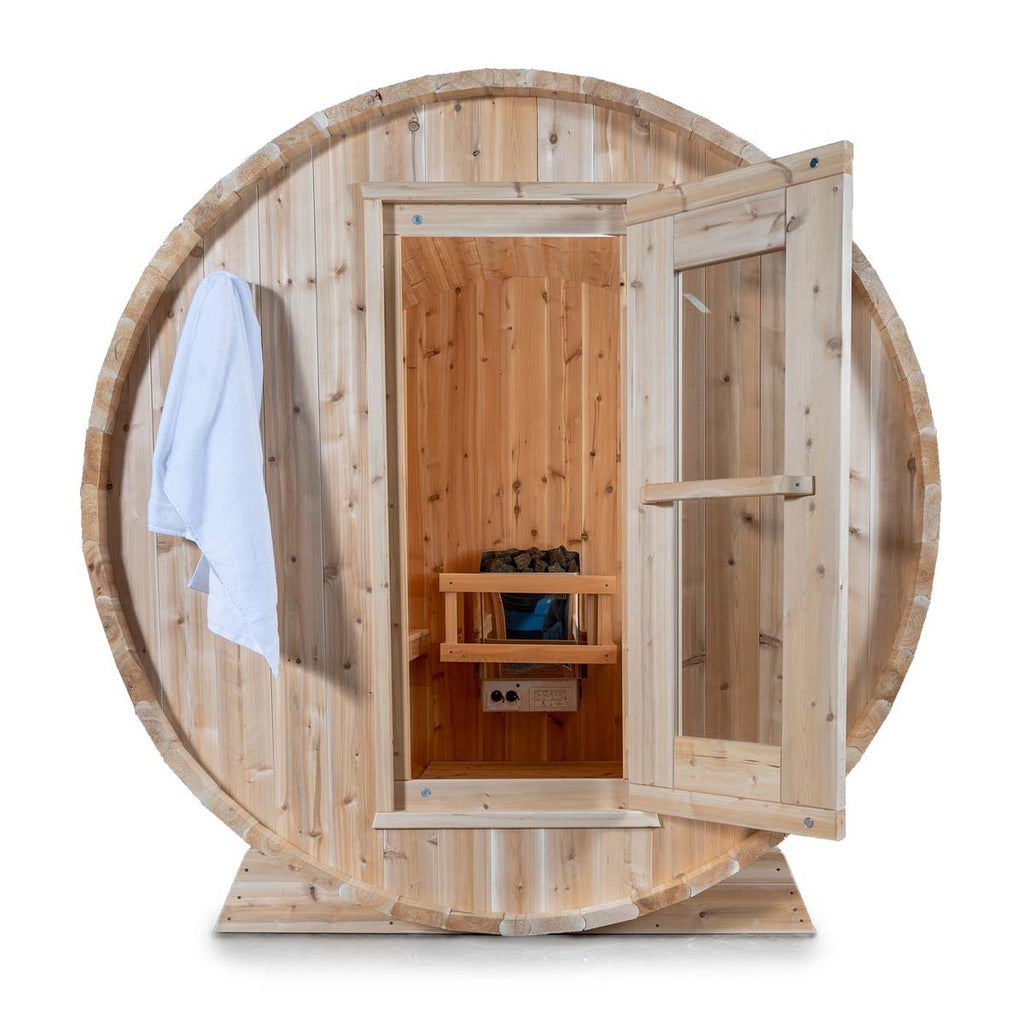 Dundalk CT Harmony 3-4 Person Barrel Sauna | CTC22W