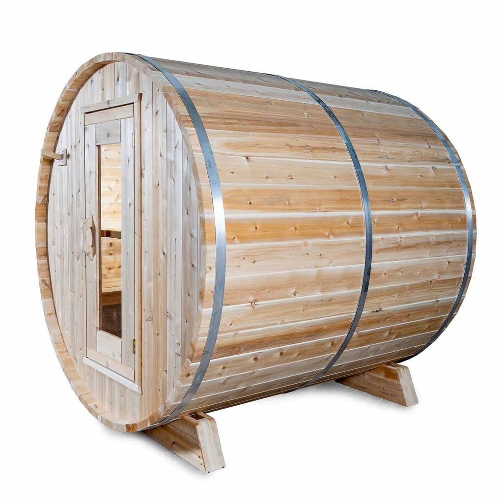 Dundalk CT Harmony 3-4 Person Barrel Sauna | CTC22W - Image 2