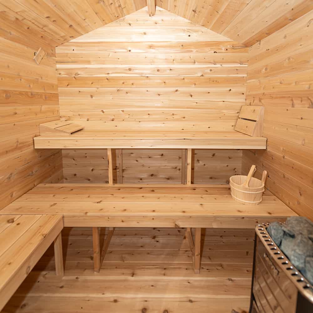 Dundalk CT Georgian Cabin Sauna with Changeroom | CTC88CW - Image 5