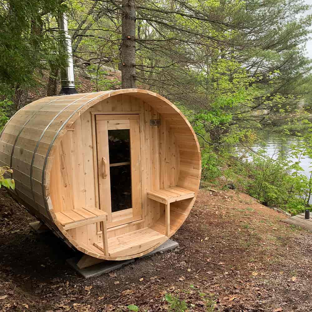 Dundalk CT Serenity Barrel Sauna | CTC2245W - Image 4