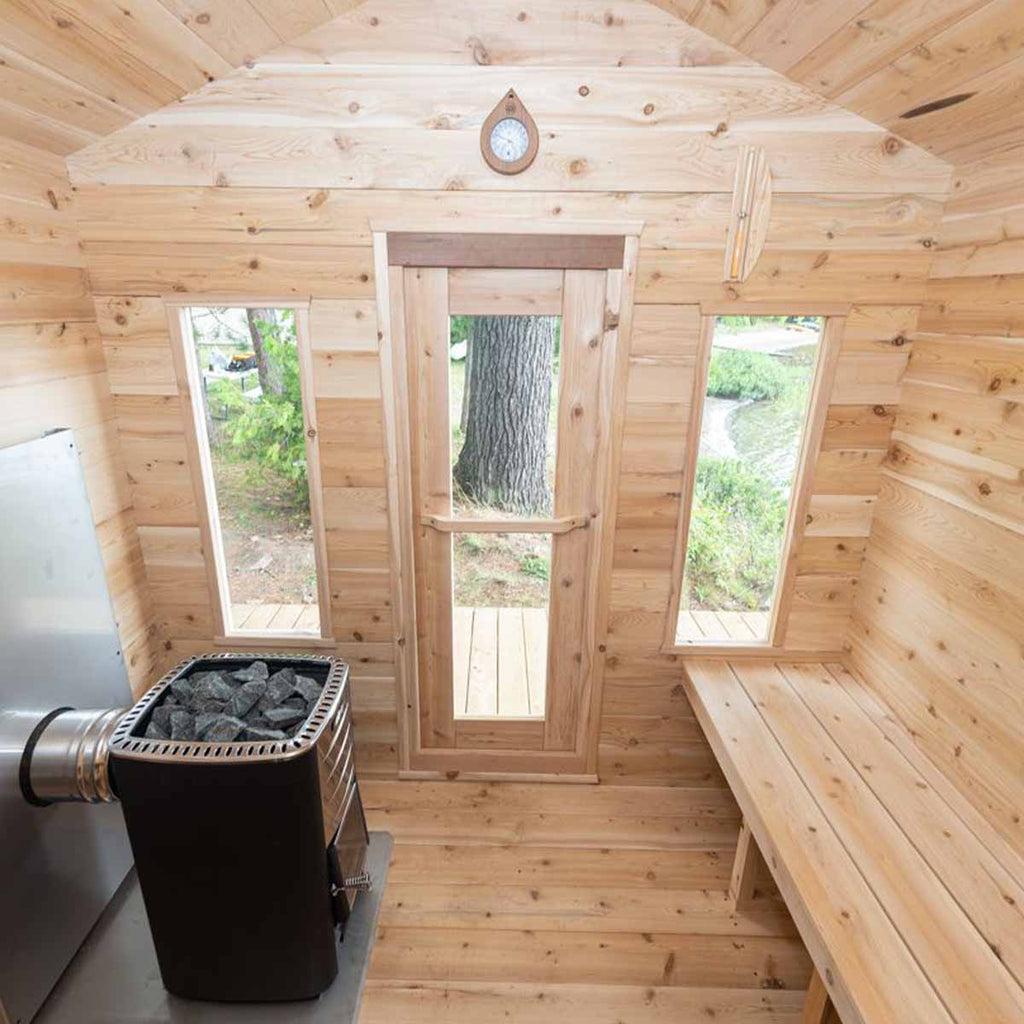 Dundalk CT 4-6 Person Georgian Cabin Sauna | CTC88W - Image 10