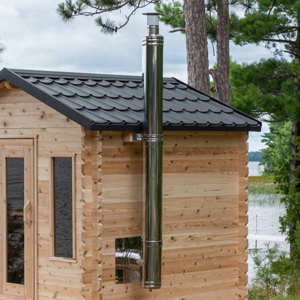 Dundalk CT 4-6 Person Georgian Cabin Sauna | CTC88W - Image 9