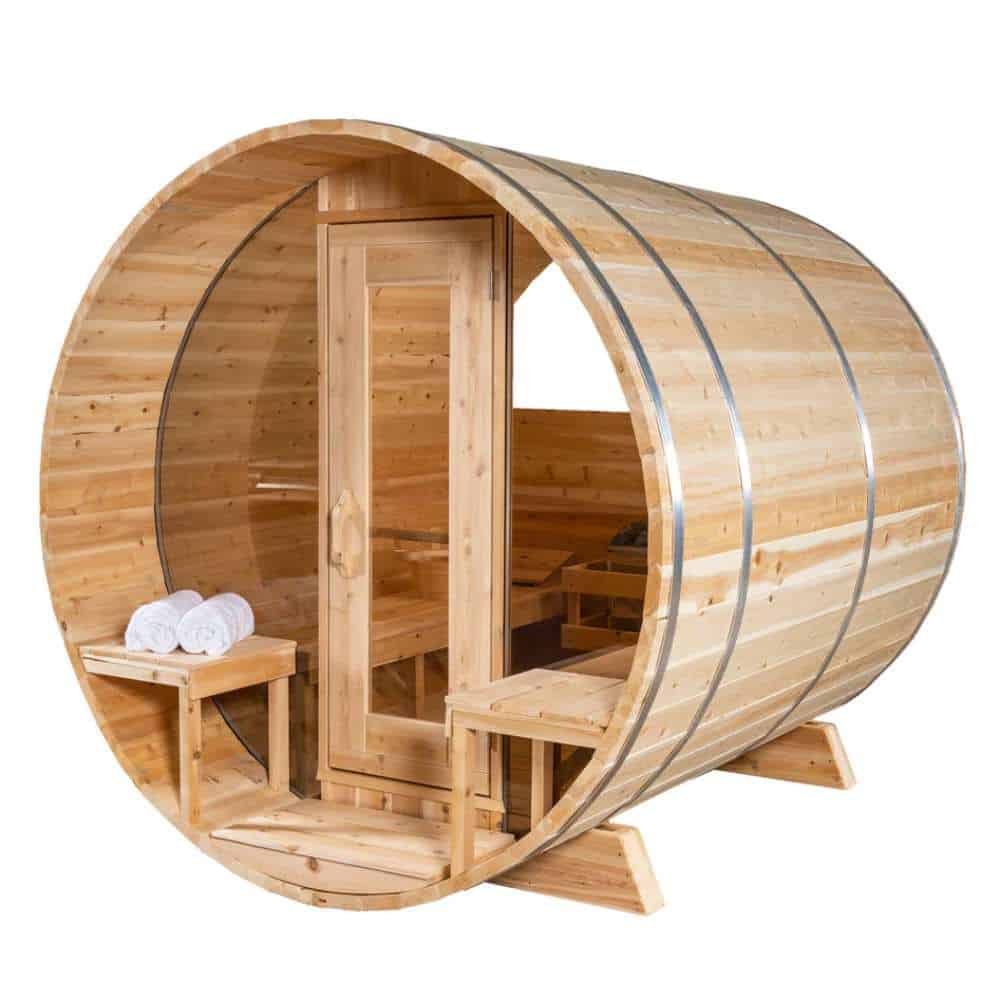 Dundalk Tranquility MP 4-6 Person Barrel Sauna | CTC2345MP