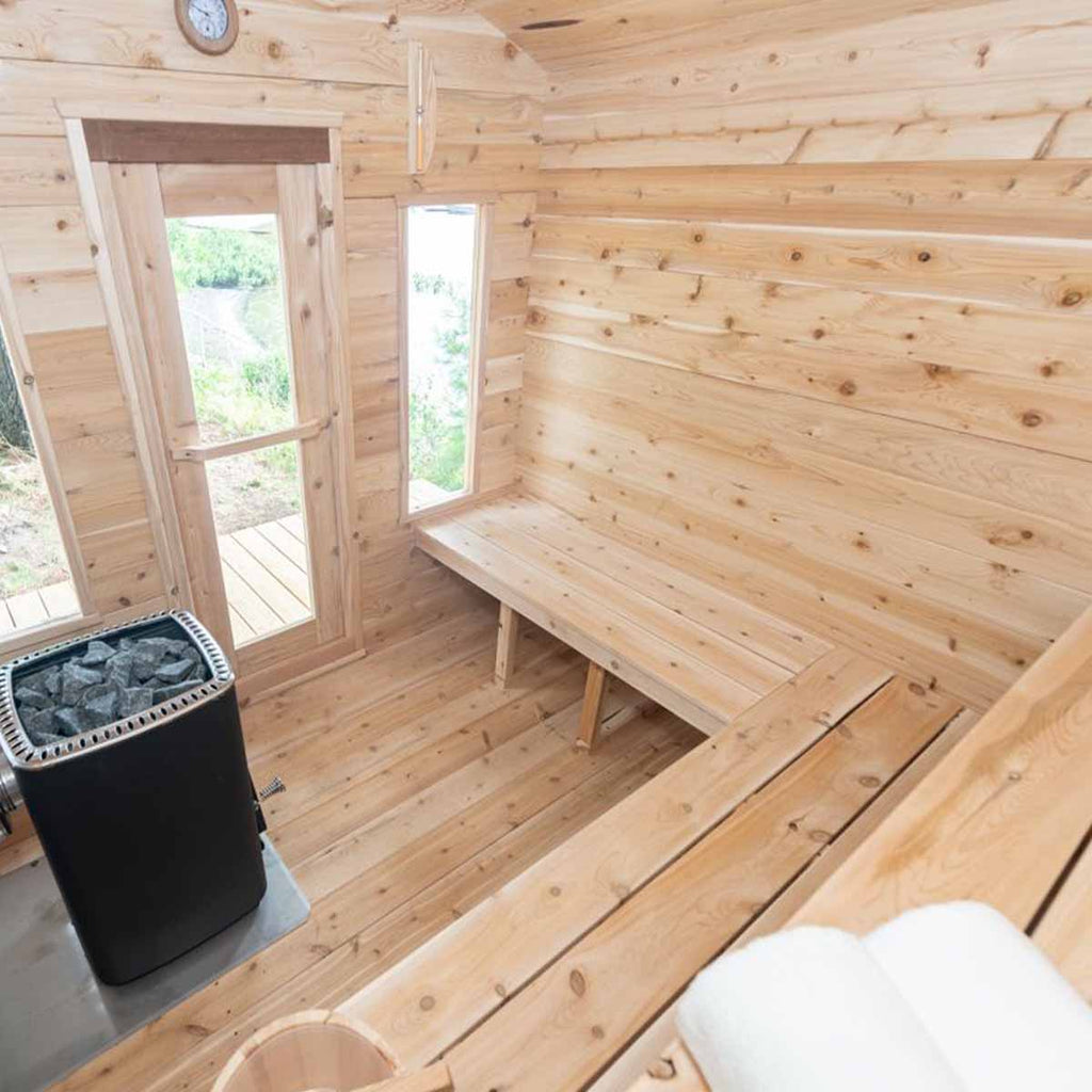 Dundalk CT 4-6 Person Georgian Cabin Sauna | CTC88W - Image 5