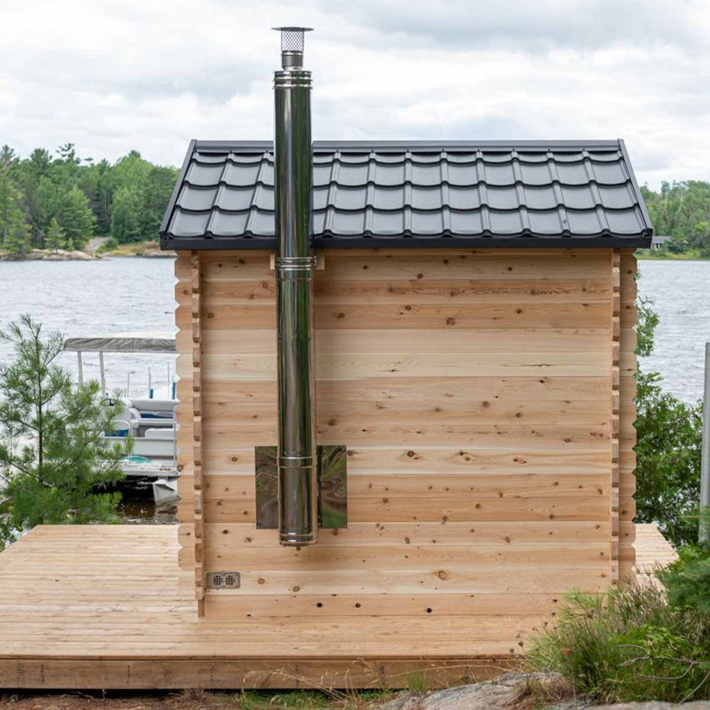 Dundalk CT 4-6 Person Georgian Cabin Sauna | CTC88W - Image 4