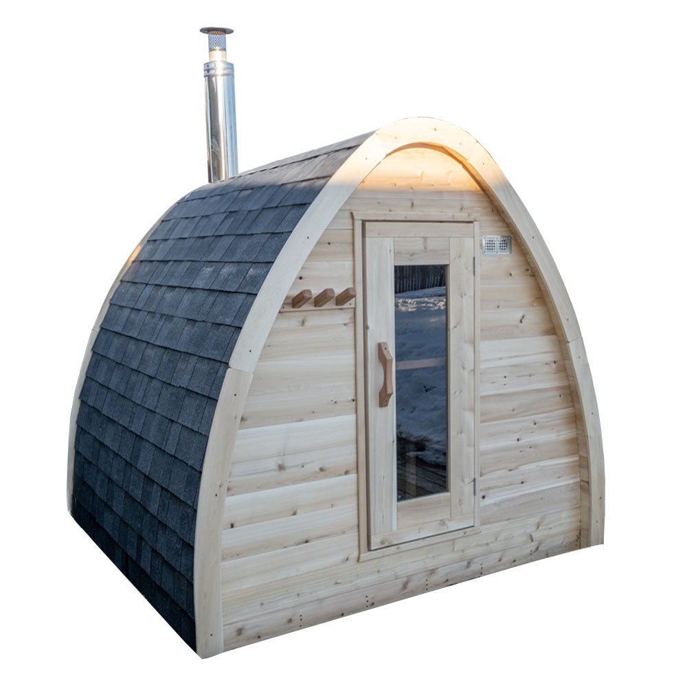 Dundalk CT MiniPOD 2-4 Person Cedar Sauna | CTC77MW