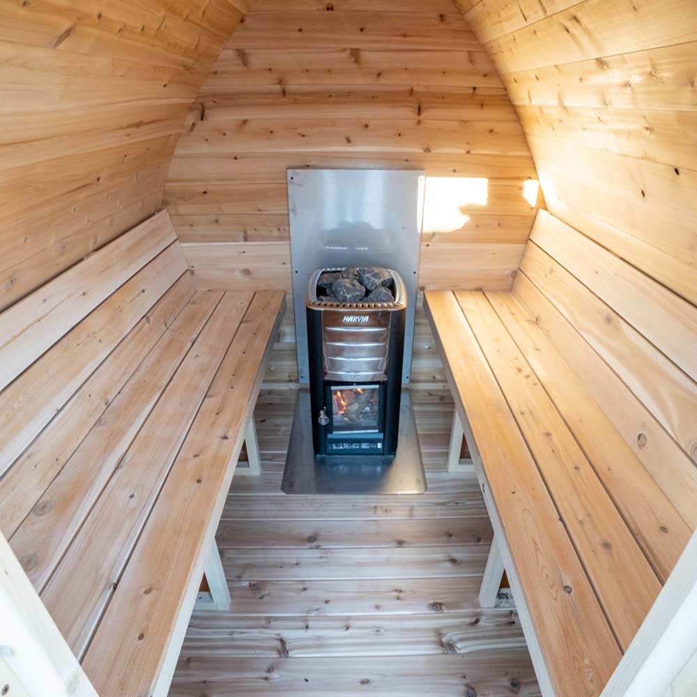 Dundalk CT MiniPOD 2-4 Person Cedar Sauna | CTC77MW - Image 3