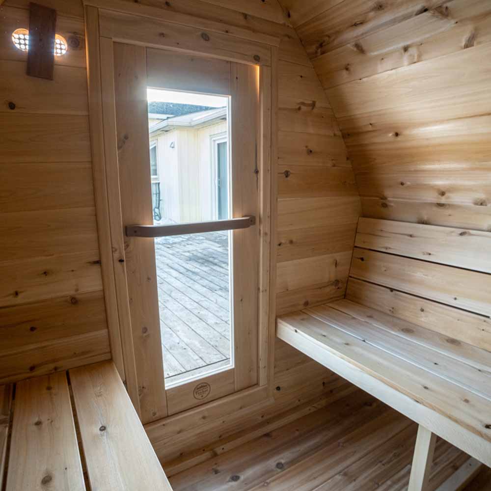 Dundalk CT MiniPOD 2-4 Person Cedar Sauna | CTC77MW - Image 4