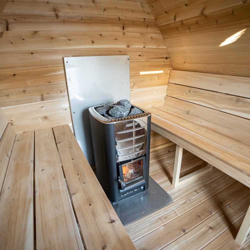 Dundalk CT MiniPOD 2-4 Person Cedar Sauna | CTC77MW - Image 5
