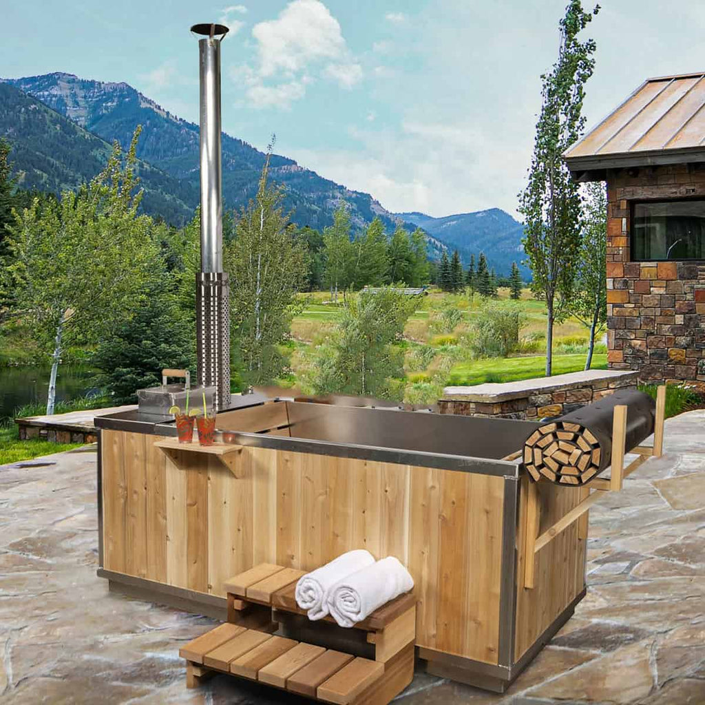 Dundalk Starlight Woodfire Hot Tub & Bath - Image 2