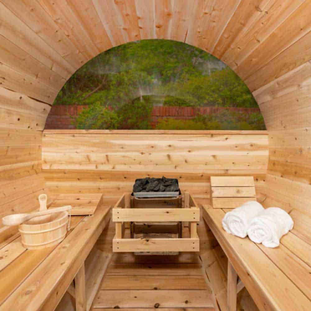 Dundalk Tranquility MP 4-6 Person Barrel Sauna | CTC2345MP - Image 7