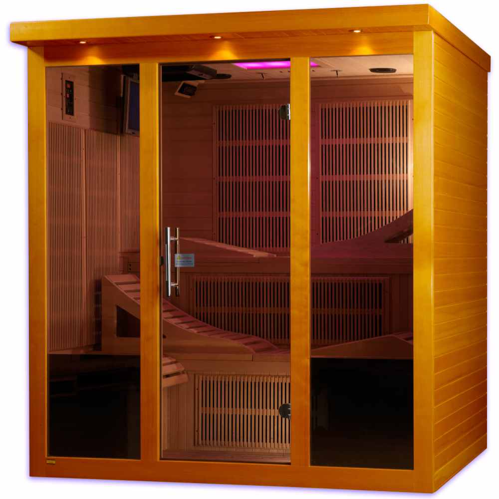 Dynamic Monaco 4-6 Person Ultra Low EMF FAR Infrared Sauna