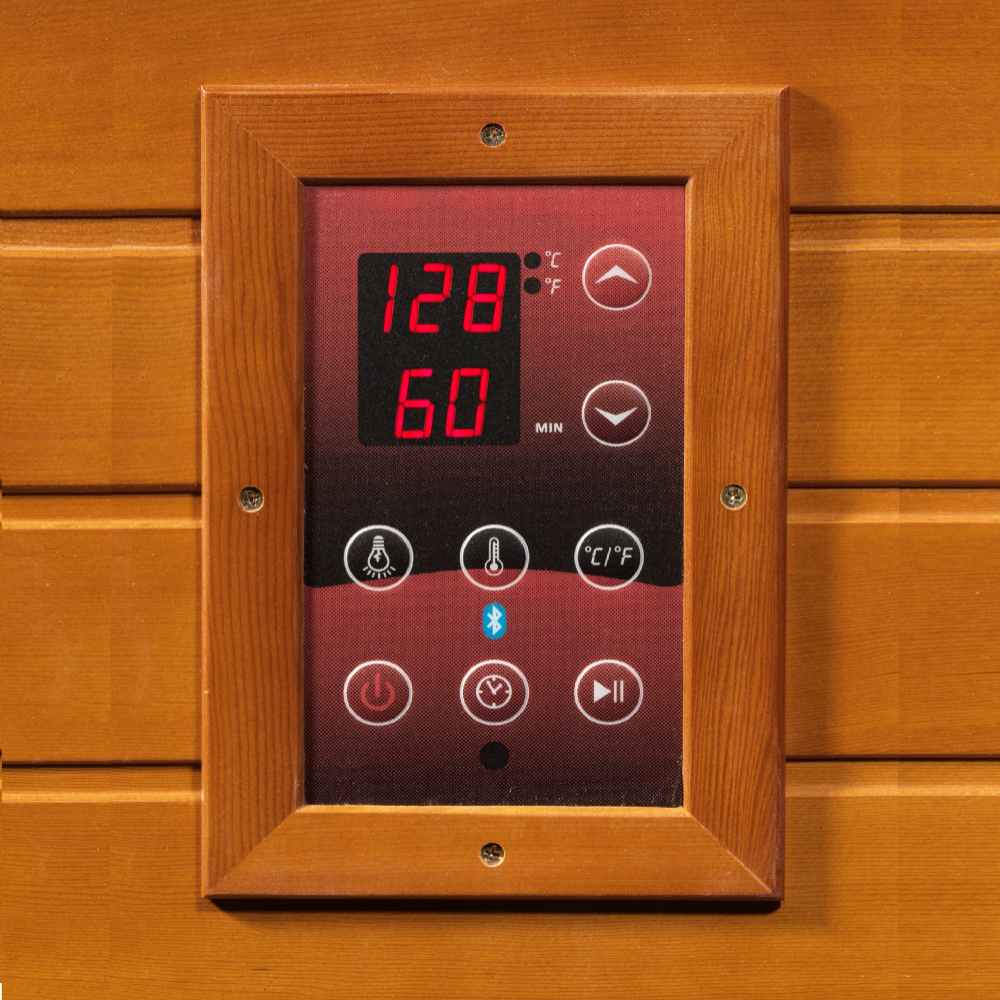 Dynamic Bergamo 2-4 Person Low EMF FAR Infrared Sauna - Image 9