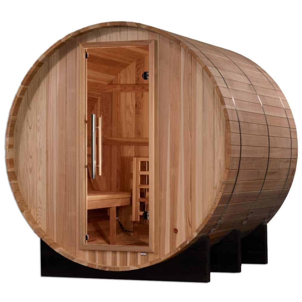 Golden Designs Arosa 3-4 Person Traditional Barrel Sauna - Image 2