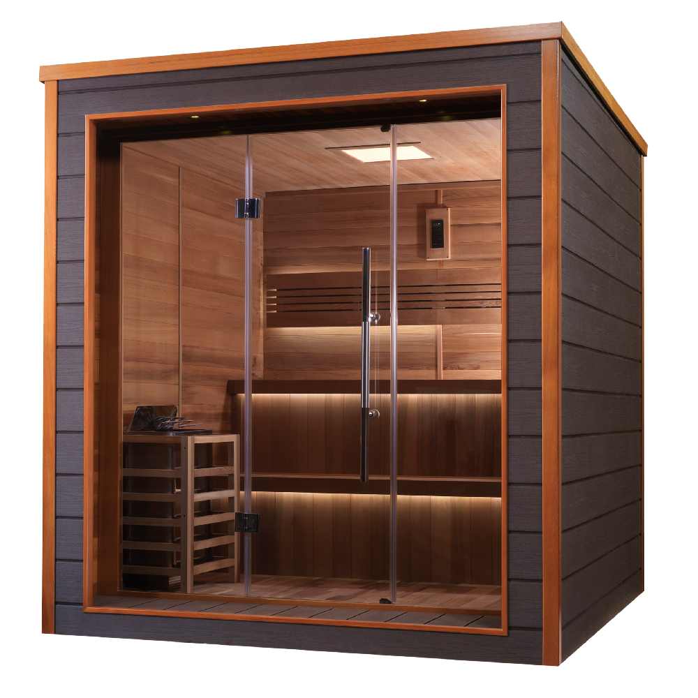 Golden Designs Bergen 5-6 Person Traditional Sauna - Image 3