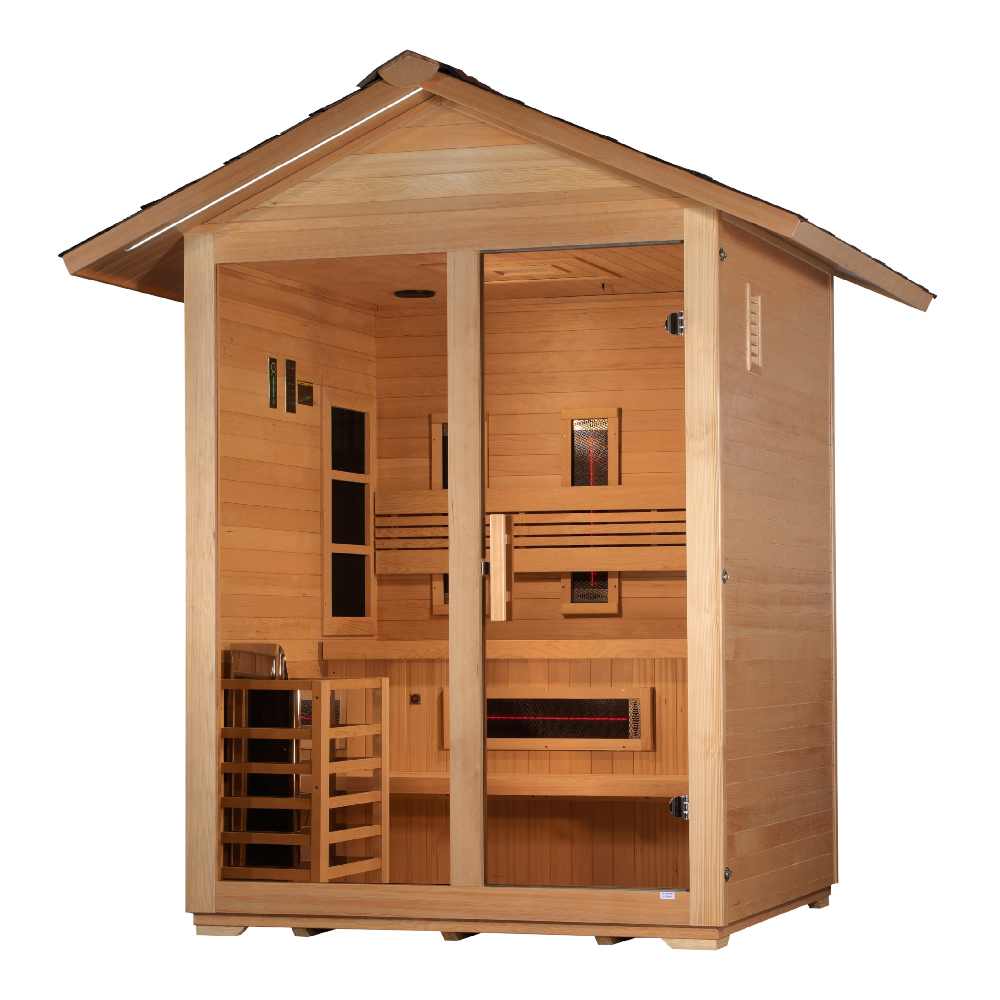Golden Designs Carinthia 1-3 Person Hybrid Sauna - Image 3