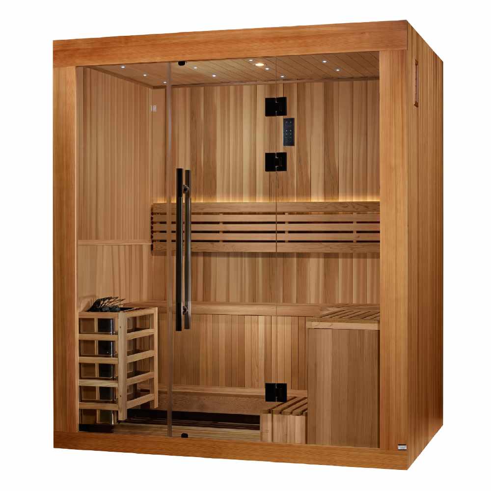 Golden Designs Copenhagen 2-3 Person Traditional Sauna - Image 3