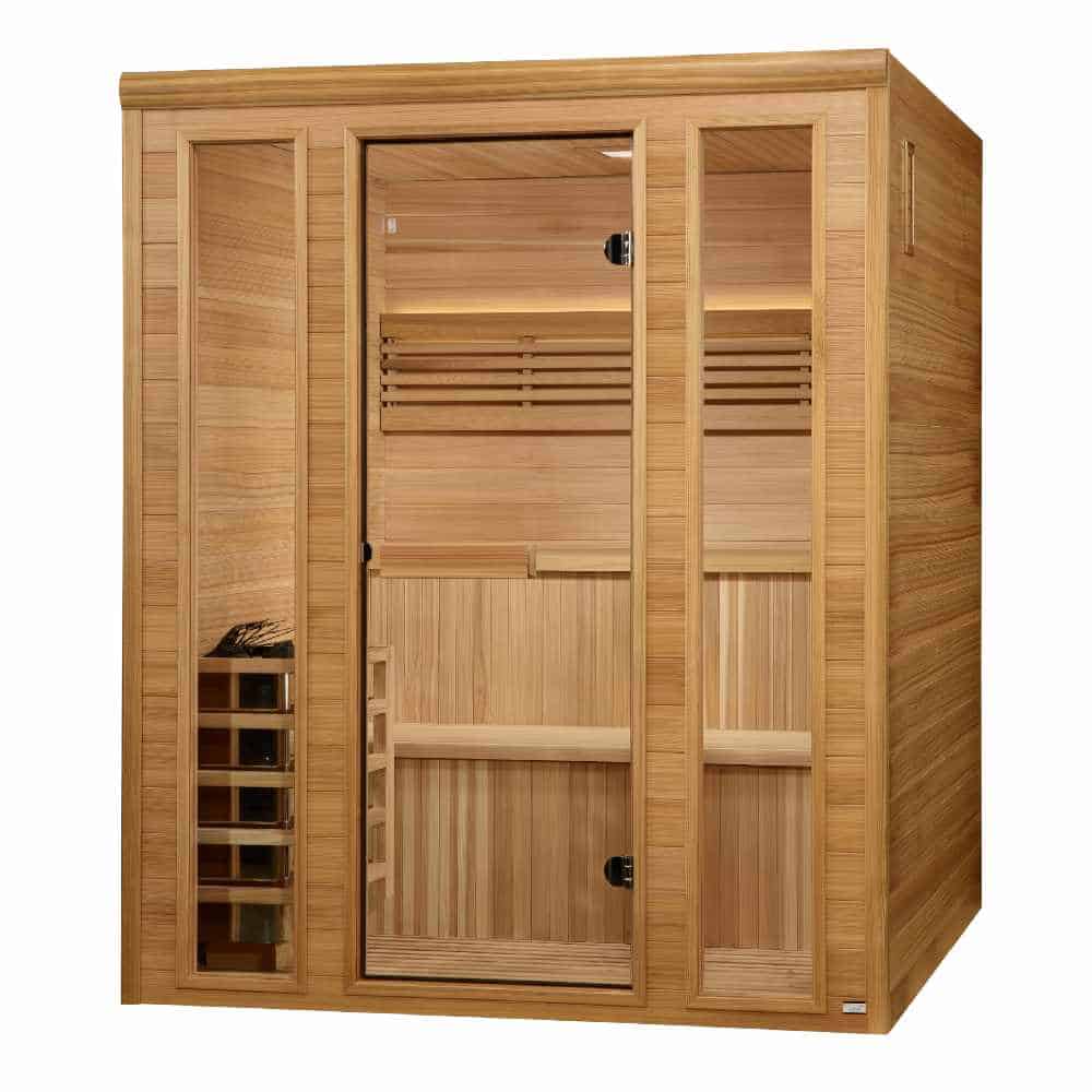 Golden Designs Engelberg 4-6-Person Traditional Sauna - Image 3