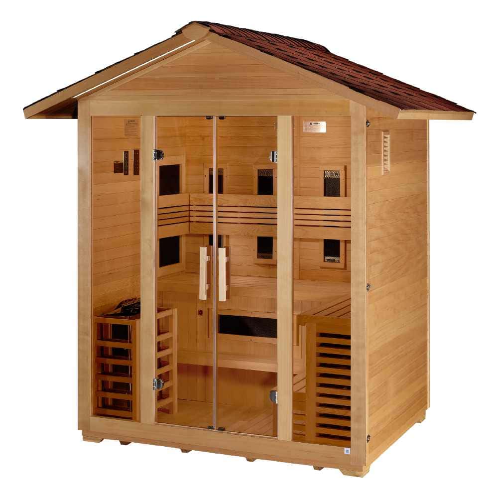 Golden Designs Gargellen 4-5 Person Hybrid Sauna - Image 4