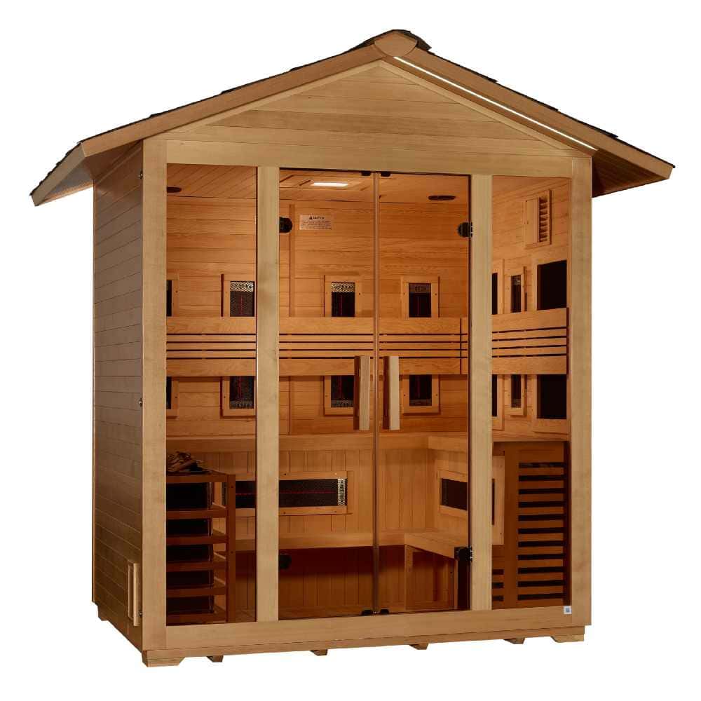 Golden Designs Gargellen 4-5 Person Hybrid Sauna