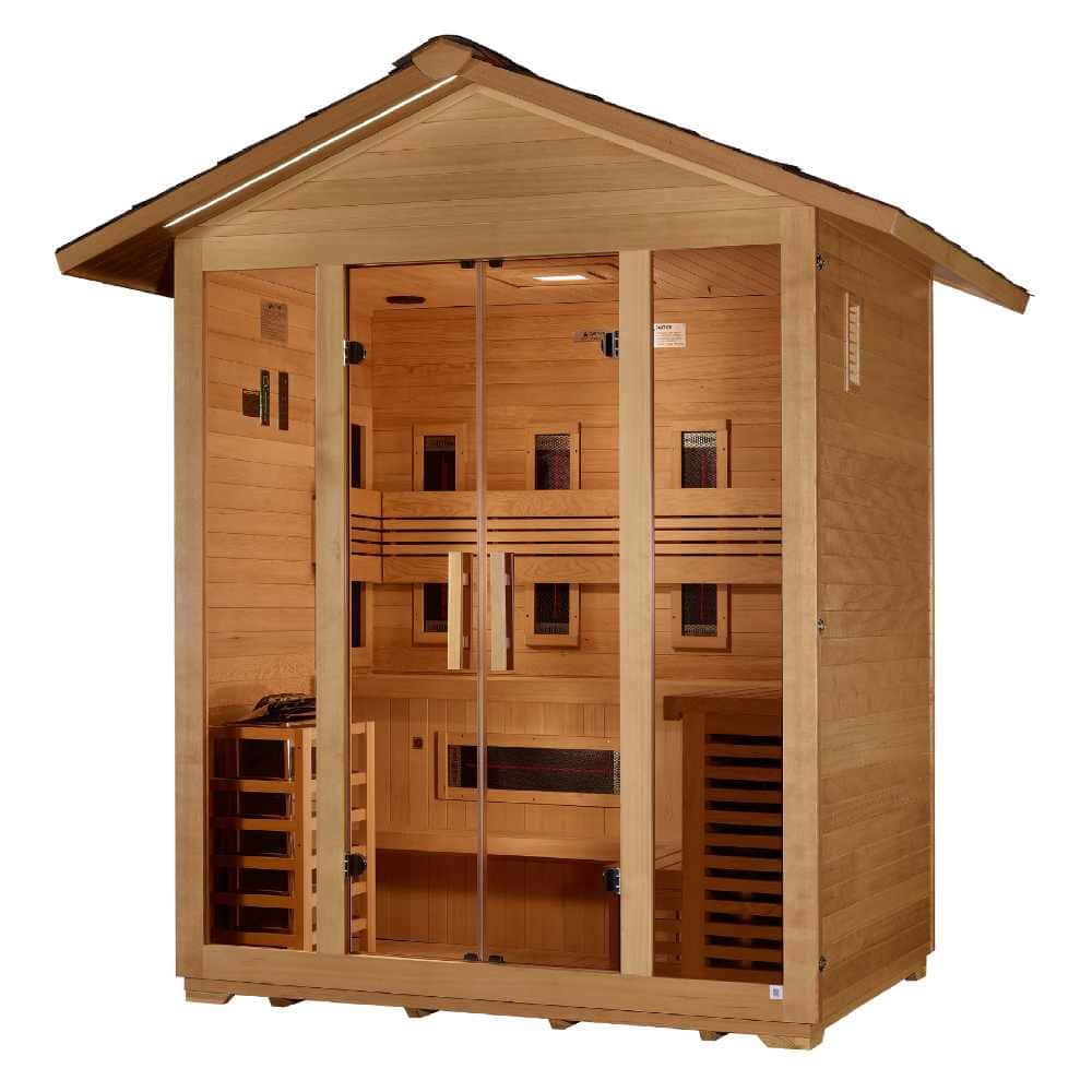 Golden Designs Gargellen 4-5 Person Hybrid Sauna - Image 3