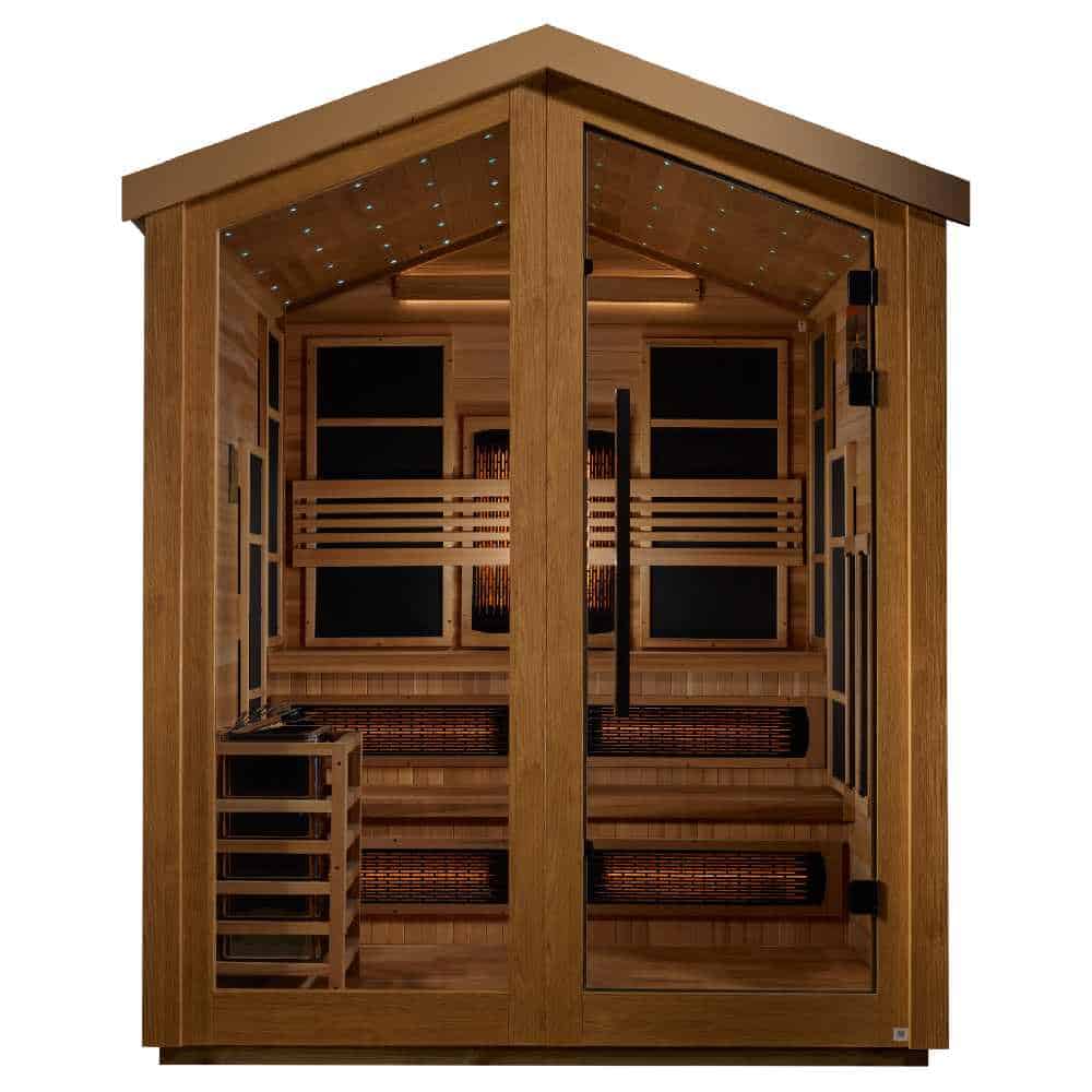 Golden Designs Kaskinen 5-6 Person Hybrid Sauna - Image 2
