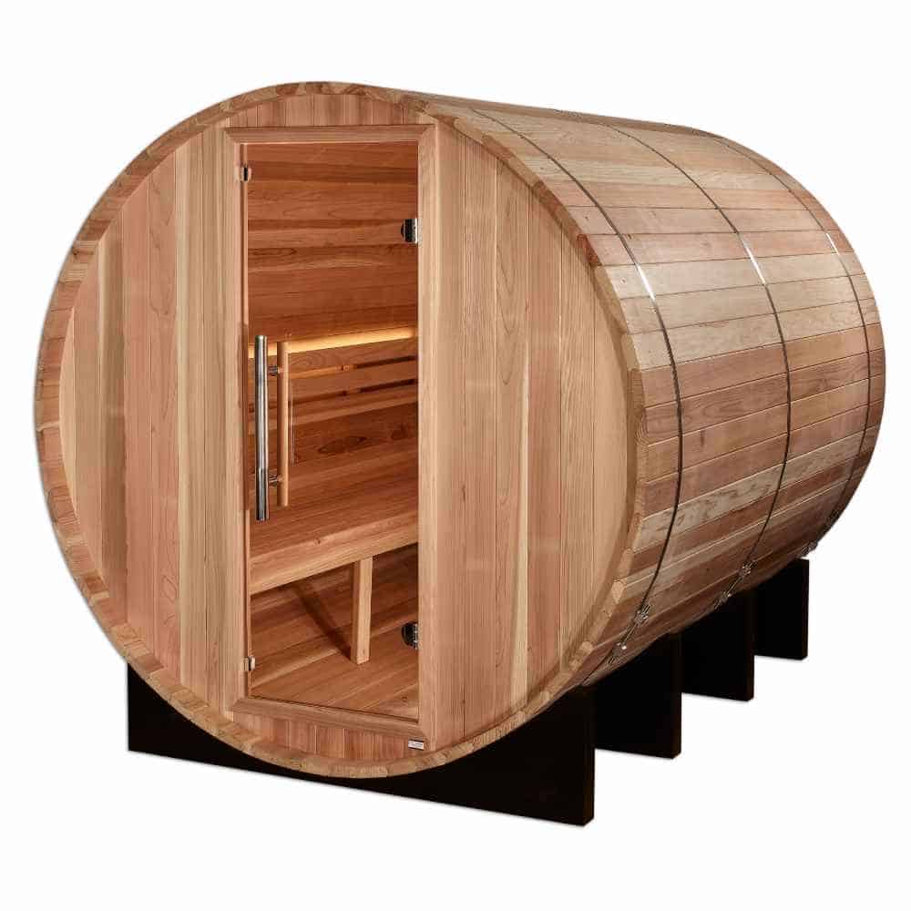 Golden Designs Klosters 5-6 Person Traditional Barrel Sauna - Image 4