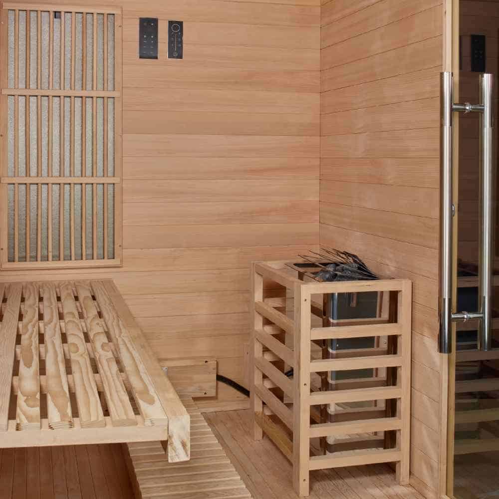 Golden Designs Soria 1-3 Person Hybrid Sauna - Image 6