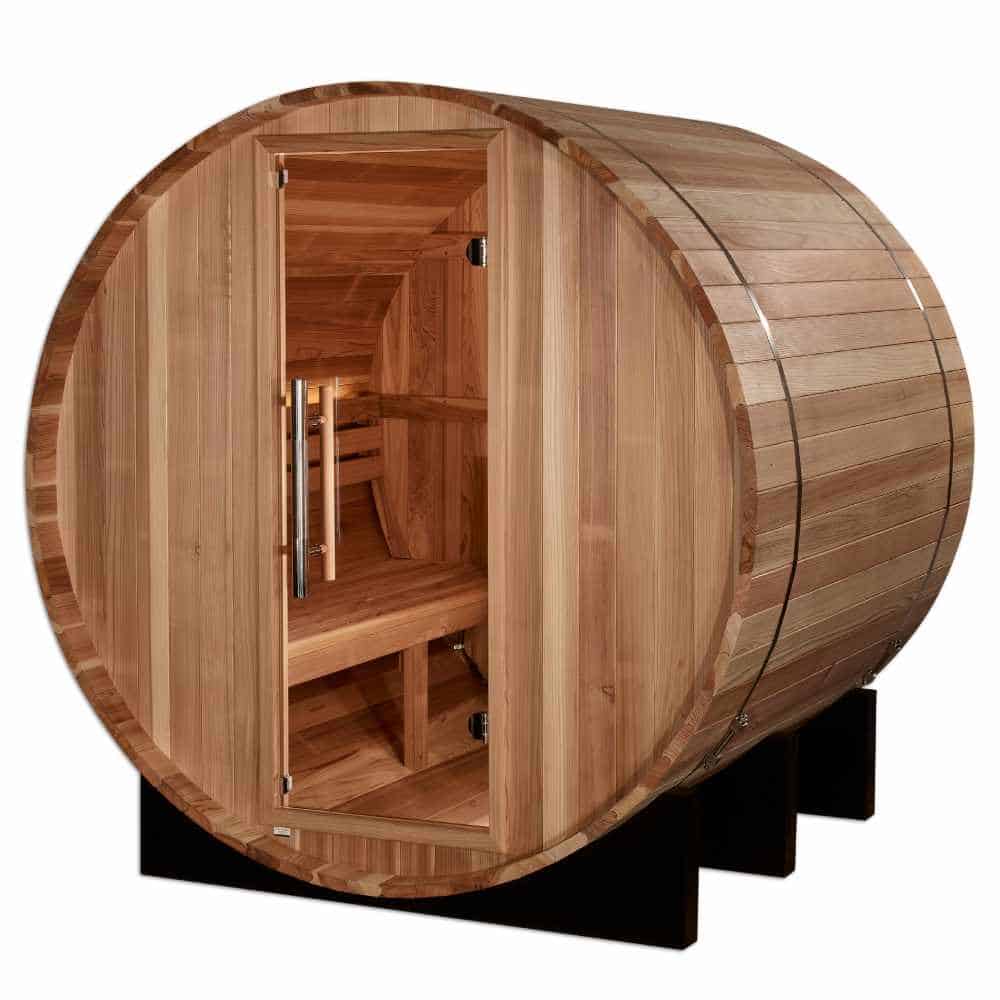 Golden Designs St. Moritz 1-2 Person Traditional Barrel Sauna