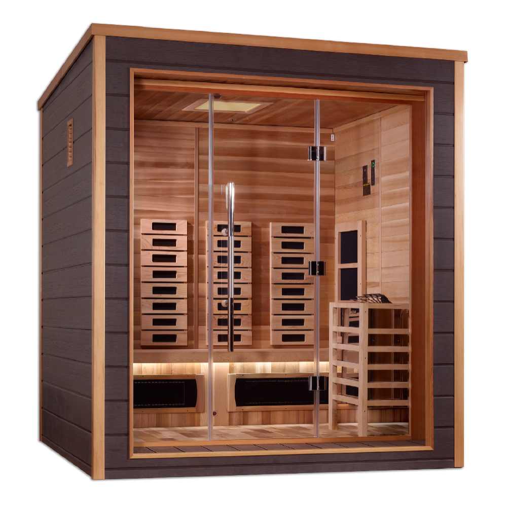 Golden Designs Visby 1-3 Person Hybrid Sauna