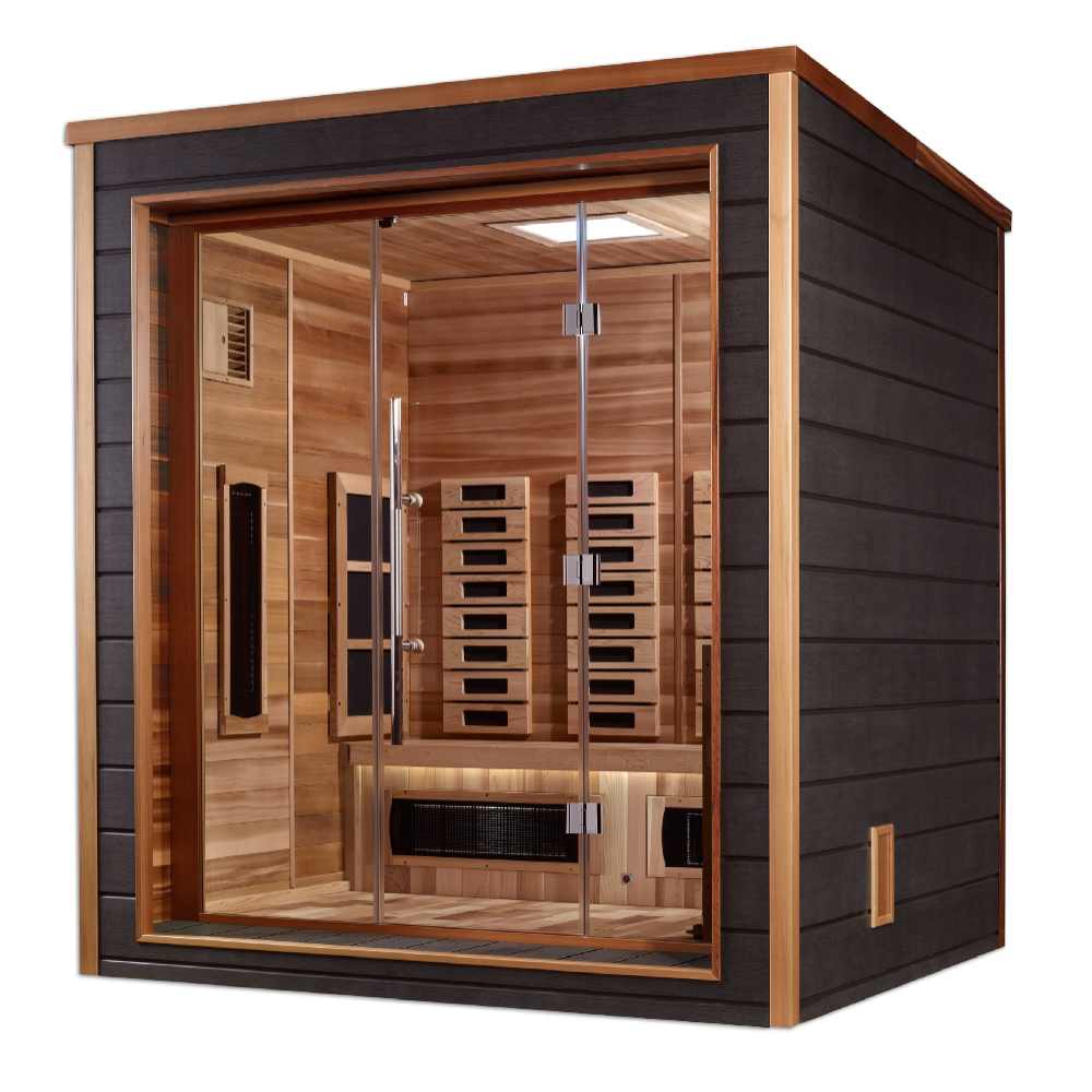 Golden Designs Visby 1-3 Person Hybrid Sauna - Image 3
