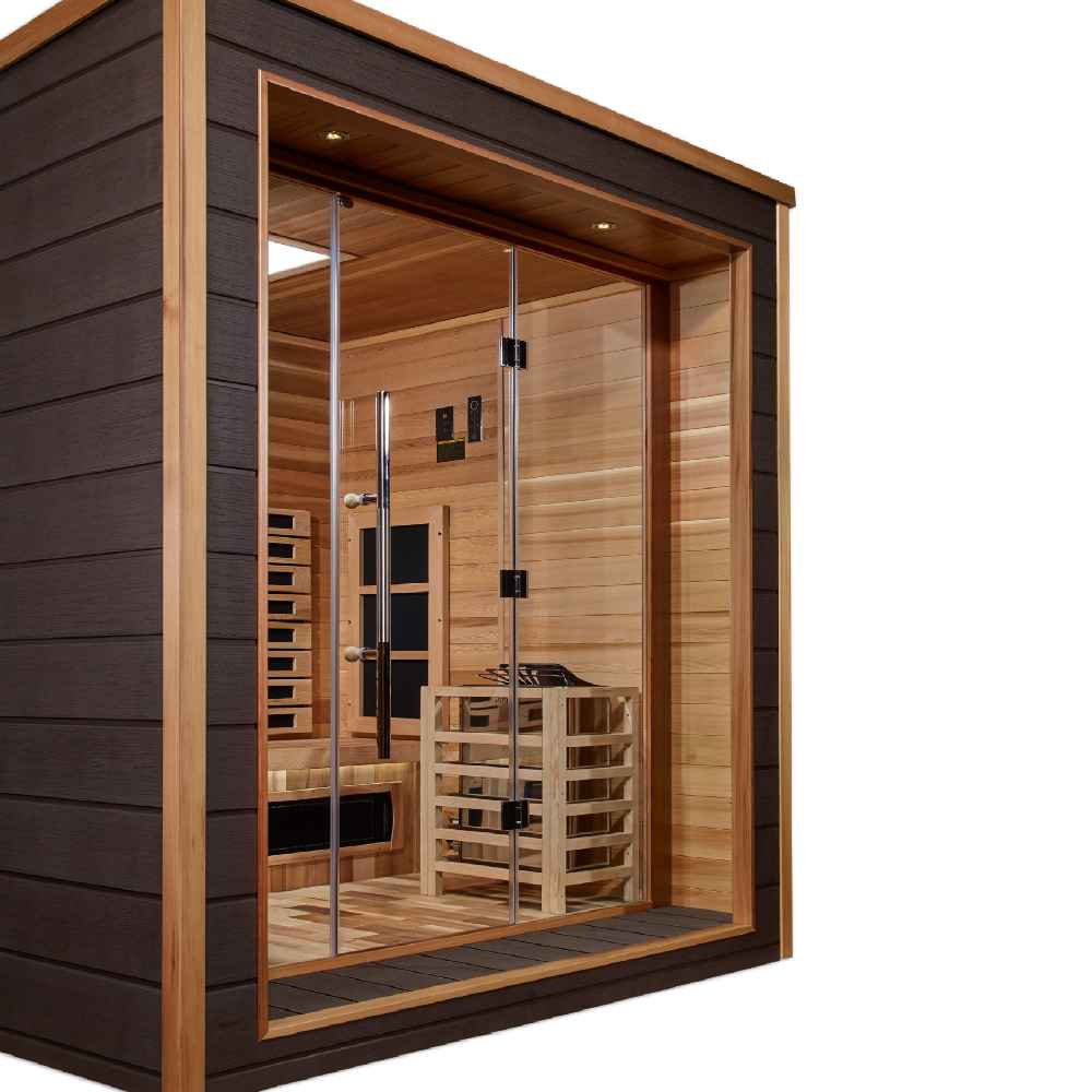 Golden Designs Visby 1-3 Person Hybrid Sauna - Image 4