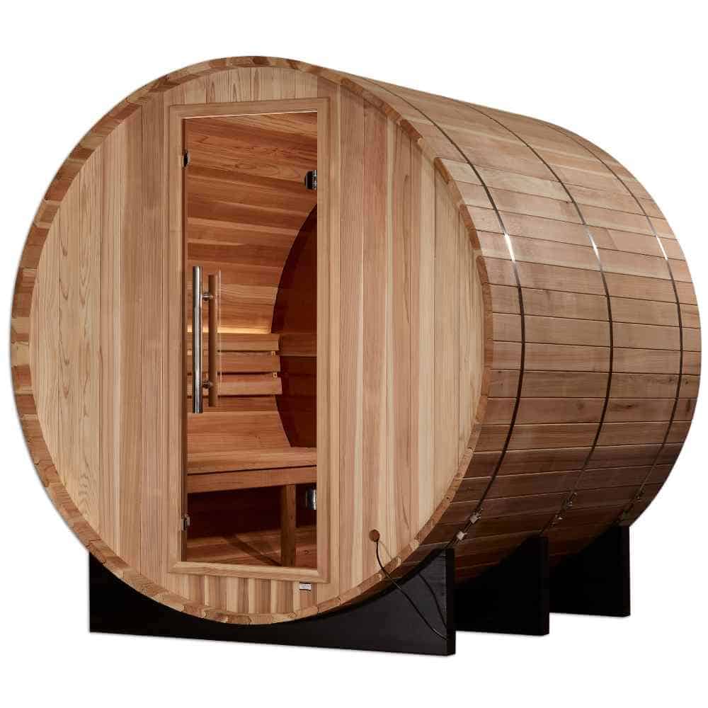 Golden Designs Zurich 3-4 Person Traditional Barrel Sauna - Image 4