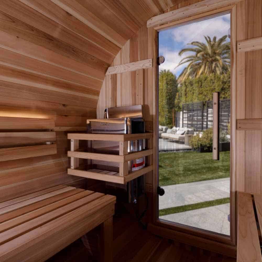 Golden Designs Zurich 3-4 Person Traditional Barrel Sauna - Image 6