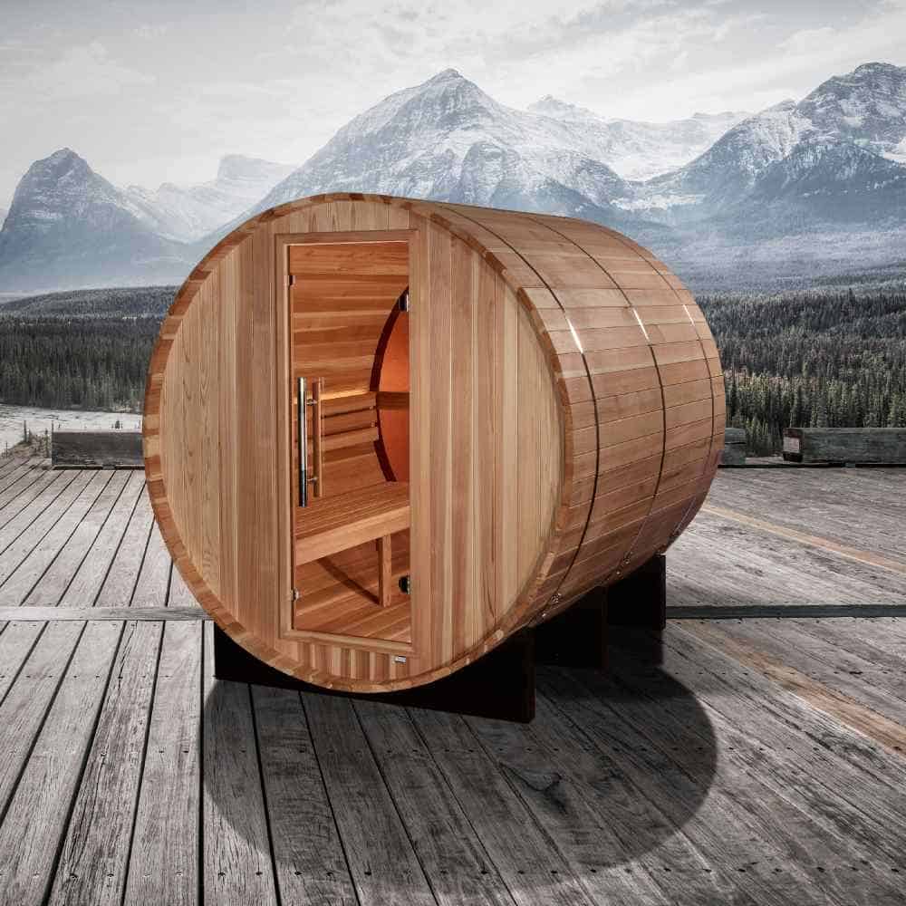 Golden Designs Zurich 3-4 Person Traditional Barrel Sauna - Image 7
