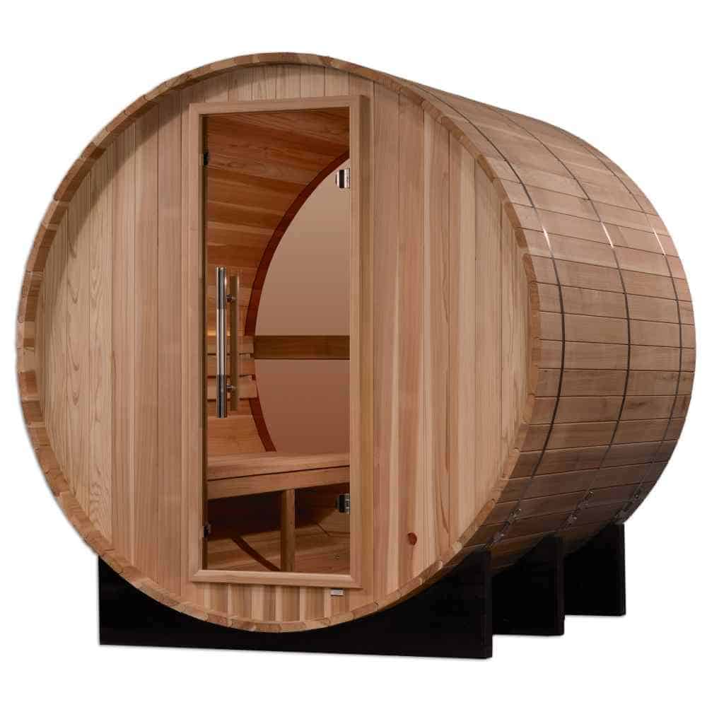 Golden Designs Zurich 3-4 Person Traditional Barrel Sauna - Image 2
