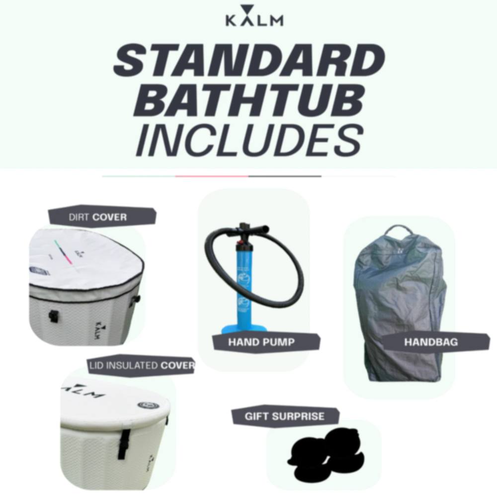 Kalm Ice Bath Cold Plunge Tub With 1HP Chiller - Image 2