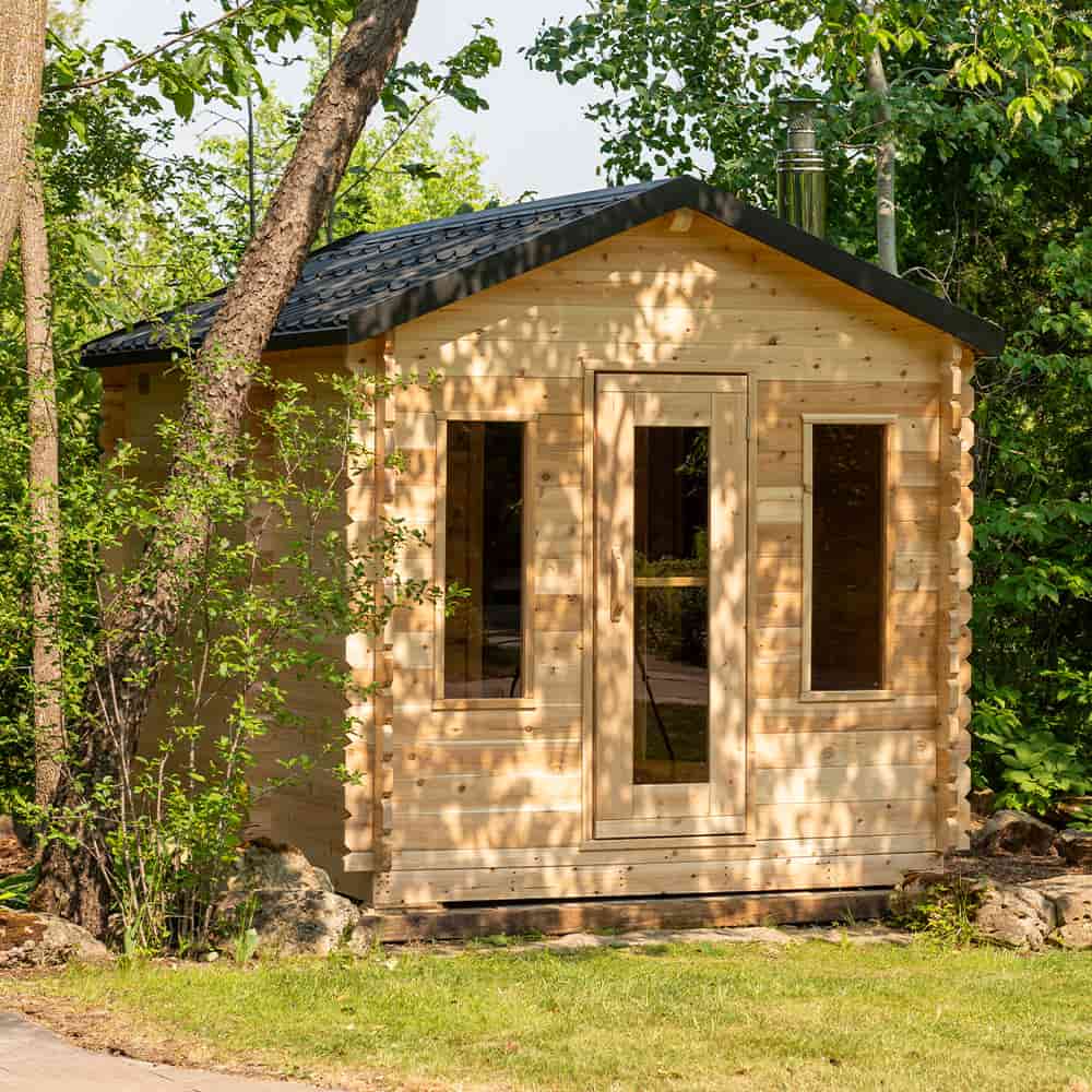 Dundalk CT Georgian Cabin Sauna with Changeroom | CTC88CW - Image 4