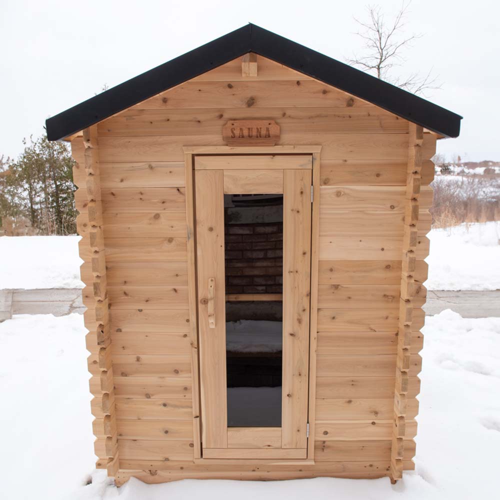 Dundalk CT Granby 2-3 Person Cabin Sauna | CTC66W - Image 2