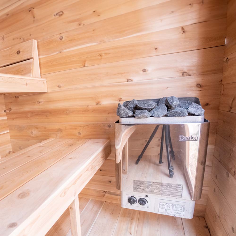 Dundalk CT Granby 2-3 Person Cabin Sauna | CTC66W - Image 4