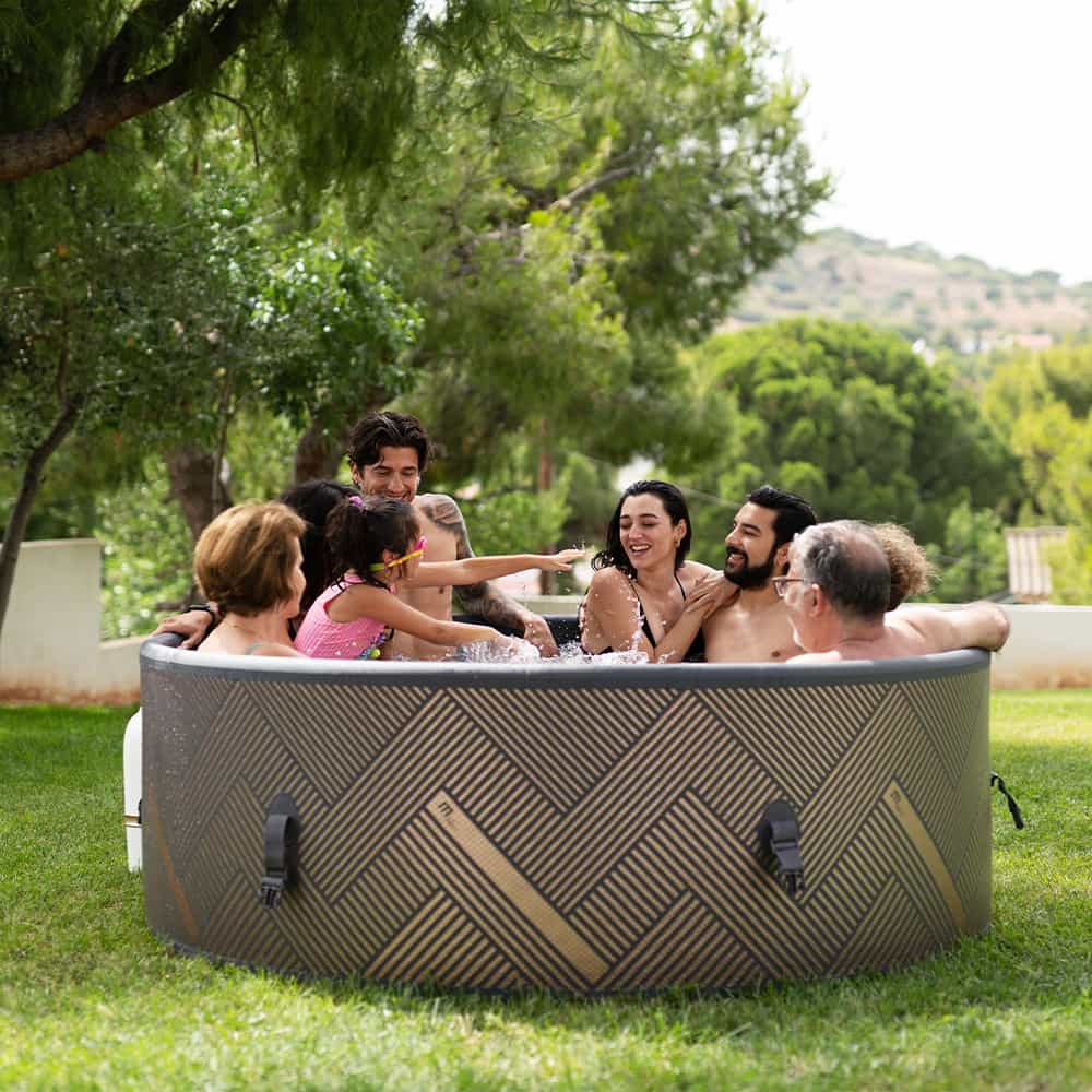 MSpa Frame Mono Round 6 Person Inflatable Hot Tub - Image 10